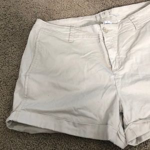 Elle Light Khaki Shorts 12